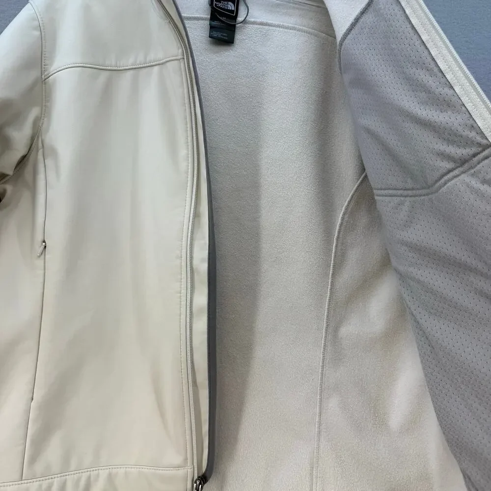 The North Face Soft Shell Jacket Women's M Off White TNF Apex Outdoor Gear - Picture 4 of 16